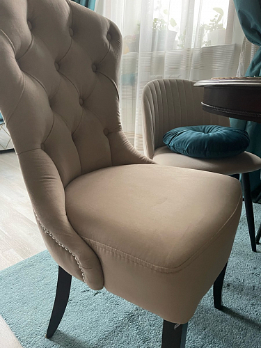 Стул деревянный Милано velutto 05 / венге / серебро фото покупателя 13