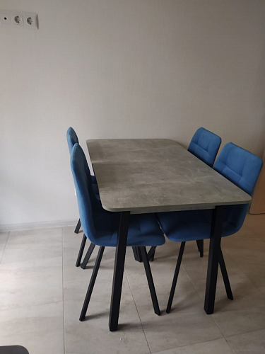 Стул на металлокаркасе Чилли бежевый / белый каркас фото покупателя 230