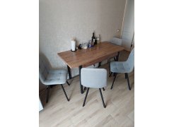 Стул на металлокаркасе Чилли розовый / черный каркас фото покупателя 72