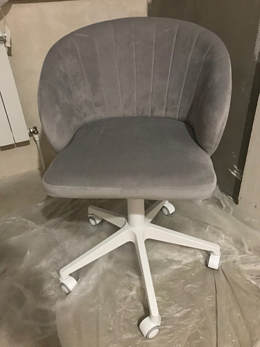 Компьютерное кресло Пард confetti silver серый / черный фото покупателя 99