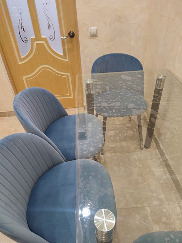 Стул на металлокаркасе Gabi gray / black фото покупателя 480