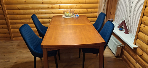 Стул на металлокаркасе Kora light purple / black фото покупателя 309