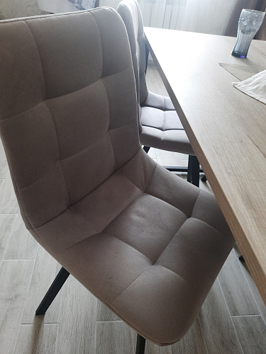 Стул на металлокаркасе Чилли черный / зеленый фото покупателя 828