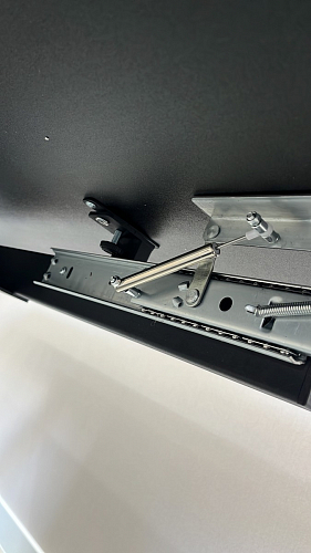 Керамический стол Вилли 140(200)х80 серый мрамор larka grey / черный фото покупателя 62