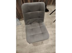 Стул на металлокаркасе Чилли синяя ткань / белый фото покупателя 517