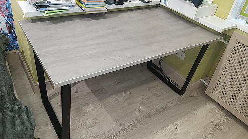 Деревянный стол Лота Лофт 140х80 дуб крафт табачный / черный матовый фото покупателя 1027