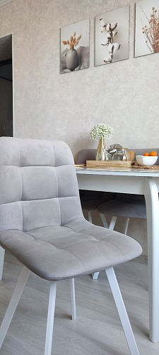 Комплект стульев Чилли 2 шт бежевый / черный фото покупателя 456