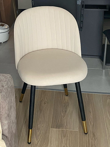 Стул на металлокаркасе Gabi gray / black фото покупателя 876