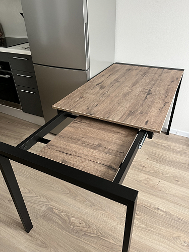 Стол Центавр дуб галифакс / черный матовый фото покупателя 71