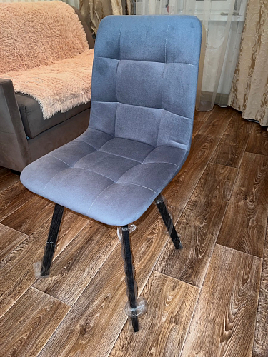 Стул на металлокаркасе Чилли К кирпичный / черный фото покупателя 275