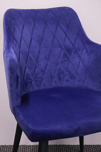 Стул на металлокаркасе Velen light blue из шоурума 2