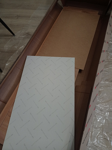 Готовая гостиная Бери дуб крафт золотой / белое дерево фото покупателя 4