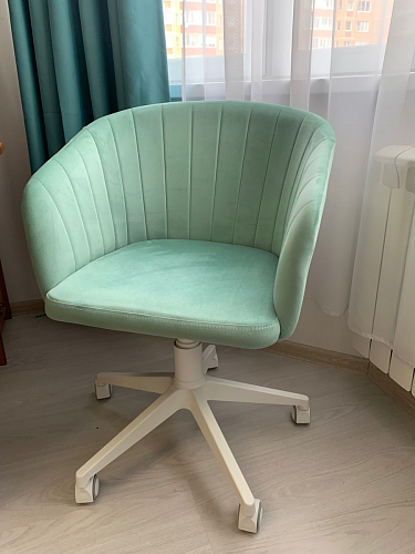 Компьютерное кресло Тибо светло-коричневый / белый фото покупателя 168