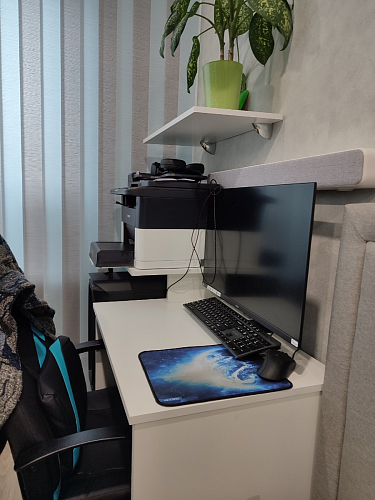 Компьютерный стол Джаз-24 правый дуб сонома фото покупателя 174