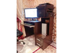 Компьютерный стол Джаз-24 левый венге фото покупателя 55