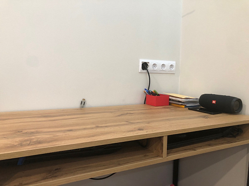 Письменный стол Леон Лофт бетон / черный матовый фото покупателя 28