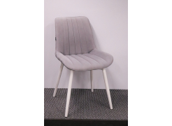 Стул на металлокаркасе Бриджеш velutto 52 / белый из шоурума 1