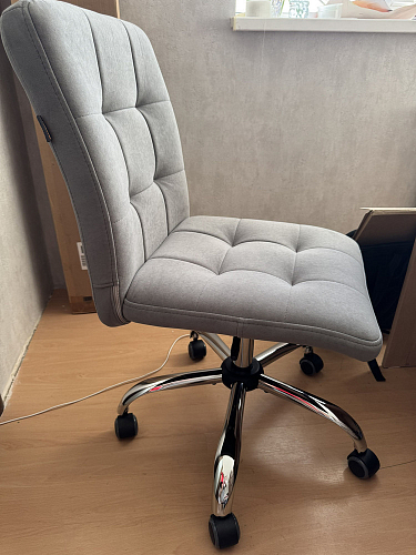 Компьютерное кресло Fiesta флок молочный 4 фото покупателя 31