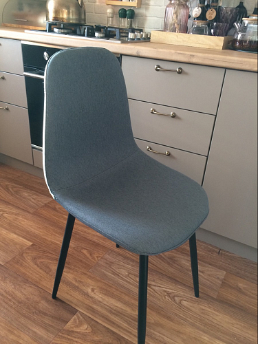 Стул на металлокаркасе Lilu 05 gray / white фото покупателя 37