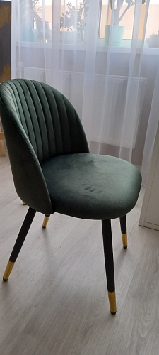 Стул на металлокаркасе Gabi gray / black фото покупателя 957