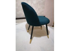Стул на металлокаркасе Gabi blue / black фото покупателя 46