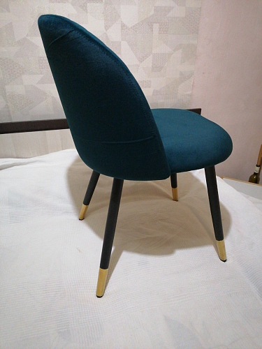 Стул на металлокаркасе Gabi latte / gold / black фото покупателя 913