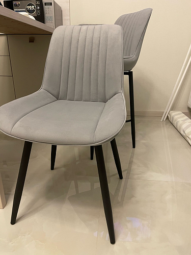 Стул на металлокаркасе Седа К кирпичный / черный фото покупателя 34