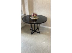 Стеклянный стол Нейтон белый мрамор / золото / белый фото покупателя 5