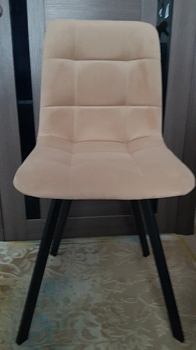 Стул на металлокаркасе Чилли К темно-серый (velutto 32) / черный фото покупателя 621