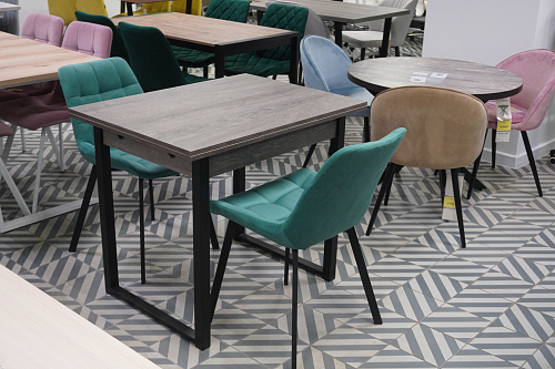 Стол Форли дуб рошелье / черный матовый из шоурума 4