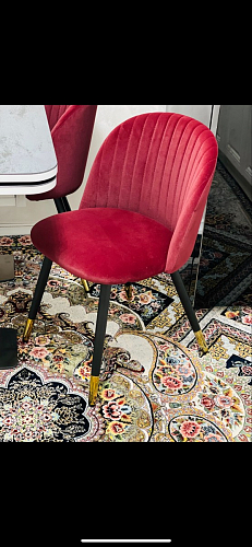 Стул на металлокаркасе Gabi 1 темно-серый / черный фото покупателя 305