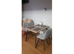 Стул на металлокаркасе Чилли горчичный / белый фото покупателя 627