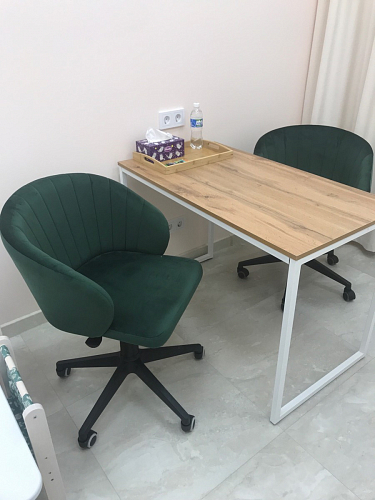 Компьютерное кресло Пард confetti silver серый / черный фото покупателя 93