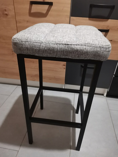 Барный стул Лофт катания лаванда / белый матовый фото покупателя 246