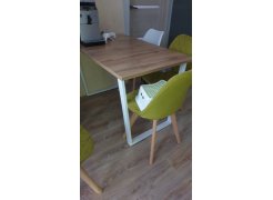 Деревянный стол Лота Лофт 120(160)х75 черный матовый / бетон светлый фото покупателя 803