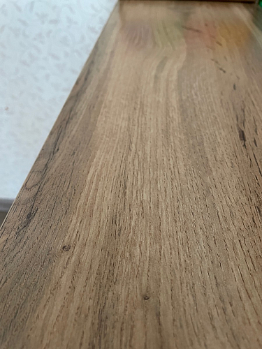 Письменный стол Клер Лофт дуб делано темный / черный матовый фото покупателя 34