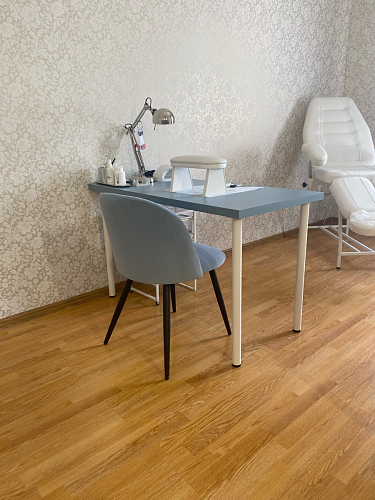 Стул на металлокаркасе Gabi 1 light purple / black / gold фото покупателя 245