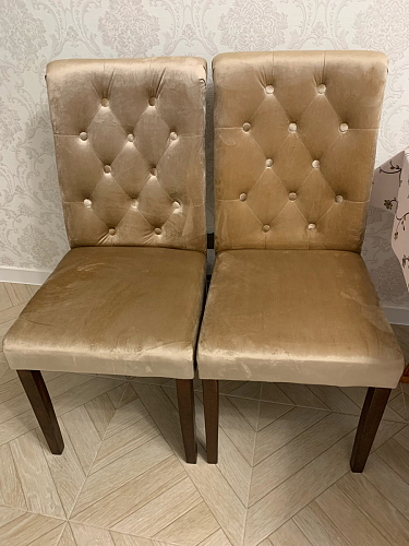 Стул Amelia white / fabric tiffany фото покупателя 12