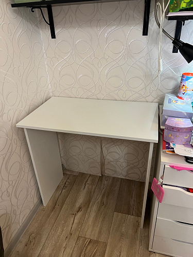 Стол письменный Kiwi белый  - Уцененный экземпляр фото покупателя 71