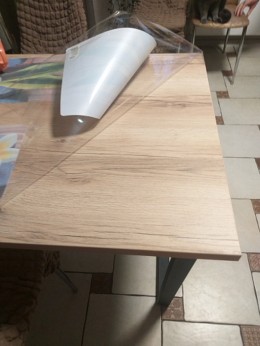 Стол Лота Лофт 120 32 мм бетон / черный матовый фото покупателя 328