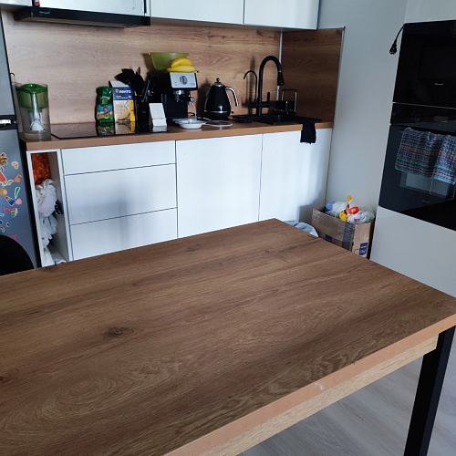 Стол Оригон делано / черный матовый фото покупателя 9