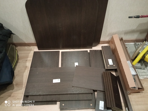 Стол-книжка Глория 606 М с ящиками дуб сонома фото покупателя 120