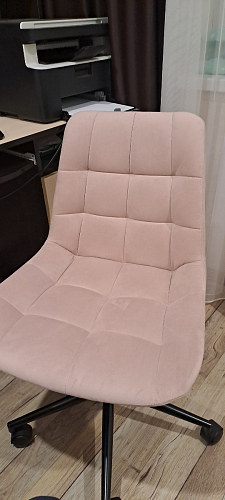 Компьютерное кресло Честер экокожа бежевая / белый фото покупателя 15