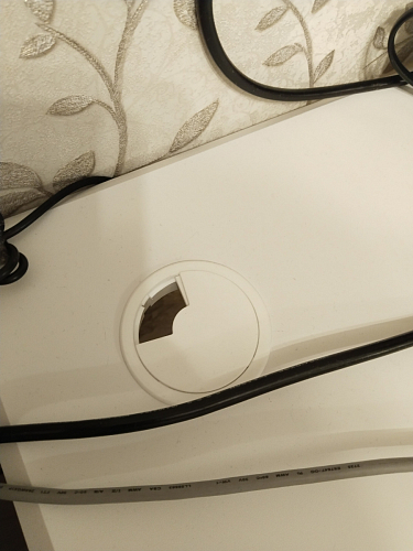 Компьютерный стол Маркос с механизмом подъема 120х75х75 черный / кантри орех фото покупателя 22