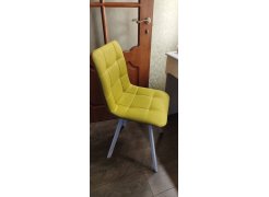 Стул на металлокаркасе Чилли горчичный / белый фото покупателя 15