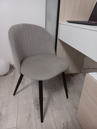 Стул на металлокаркасе Gabi wine red / black фото покупателя 501