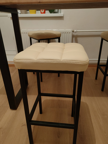 Барный стул Лофт катания минт / белый матовый фото покупателя 207