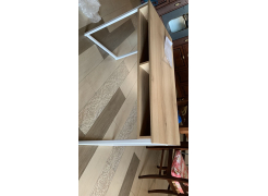 Письменный стол Леон Лофт дуб делано темный / черный матовый фото покупателя 152