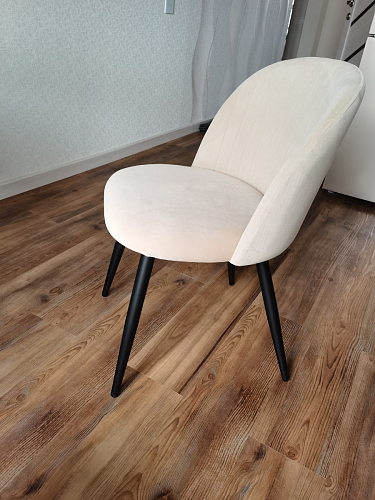 Стул на металлокаркасе Gabi latte / gold / black фото покупателя 811