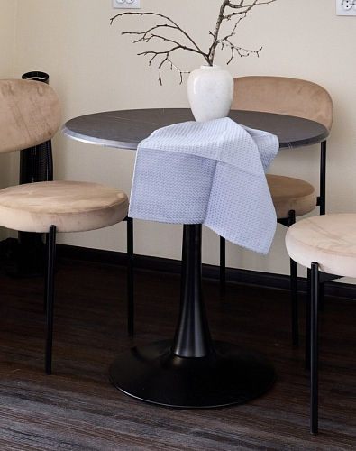 Стол Тулип 90х73 дуб вотан / белый фото покупателя 41